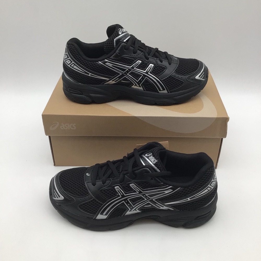 Asics Gel-1130 GS Kids Running Shoes Black Pure Silver 1204A169-001 Size 7 NEW